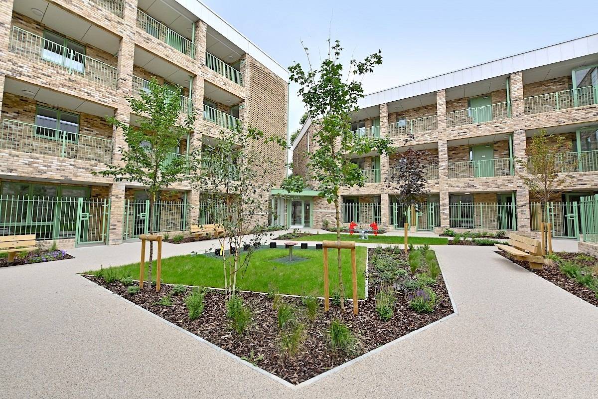Regency court - showcasing powder coating stainless steel balustrades